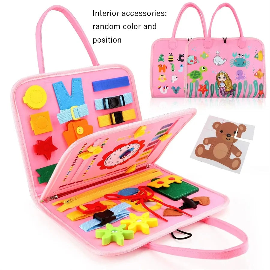 New Educational Activity Developing Sensory Board Travel Toy