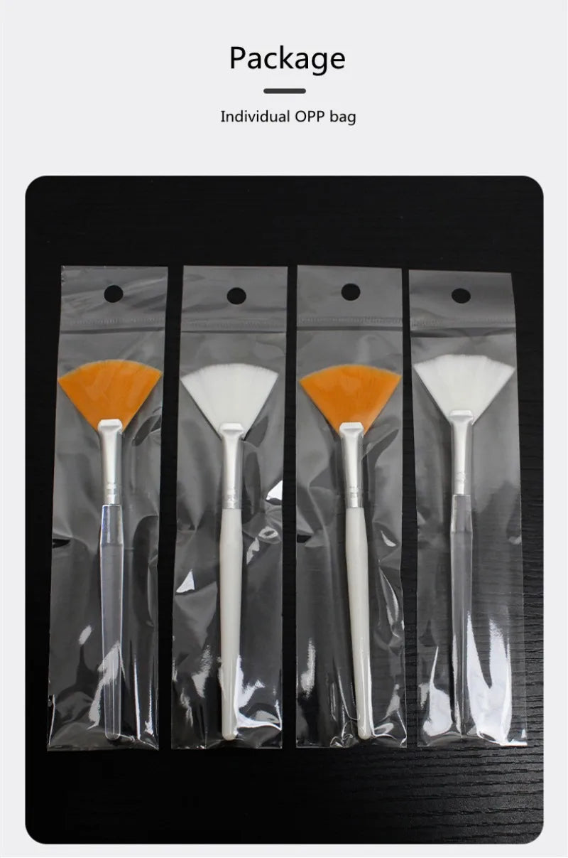 Fan Shape Foundation & Facial Mask Brushes