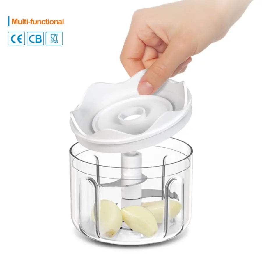 Kitchen Portable Electric Garlic Vegetable Chopper