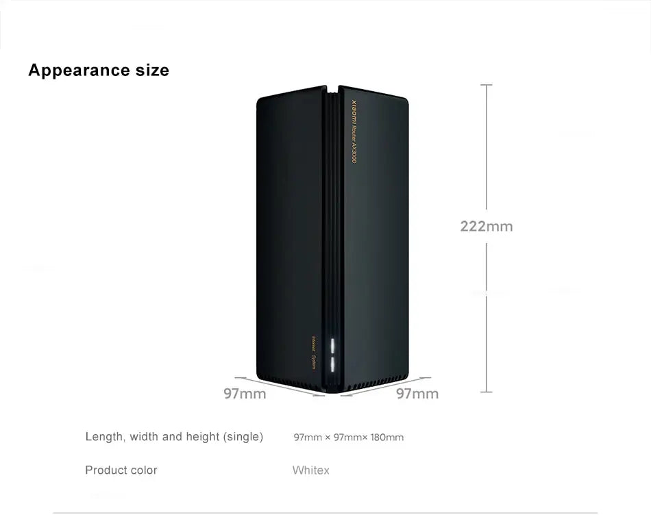Xiaomi Router AX3000 WiFi 6 Mesh System