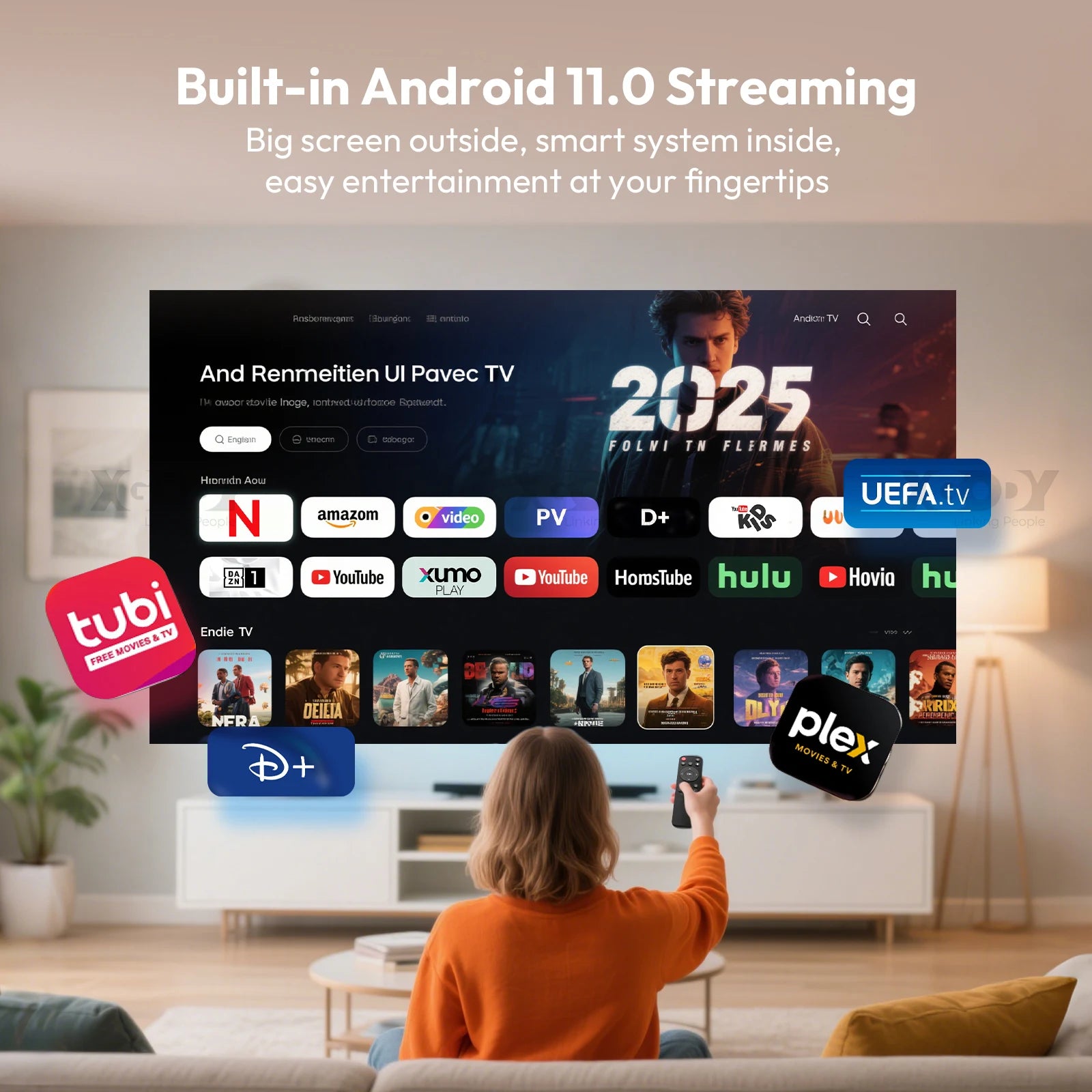 XGODY 4K/1080P LED Projector