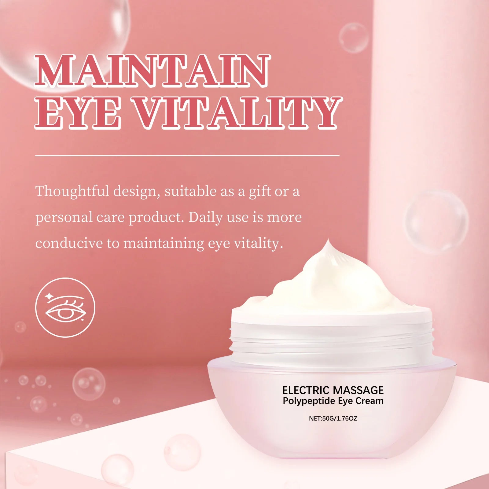 New Electric Massage Polypeptide Firming Eye Cream