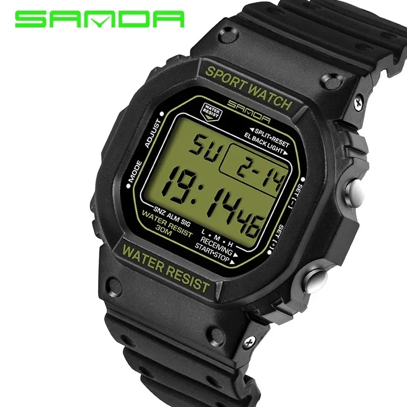 SANDA Multifunction Digital Sports Watch