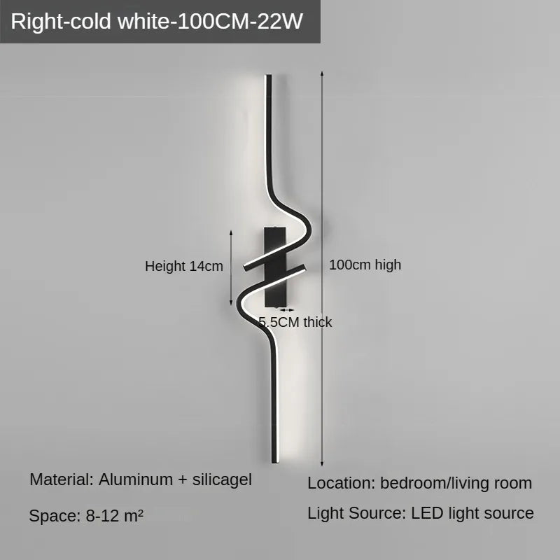 Modern Minimalist Strip Led Wall Light