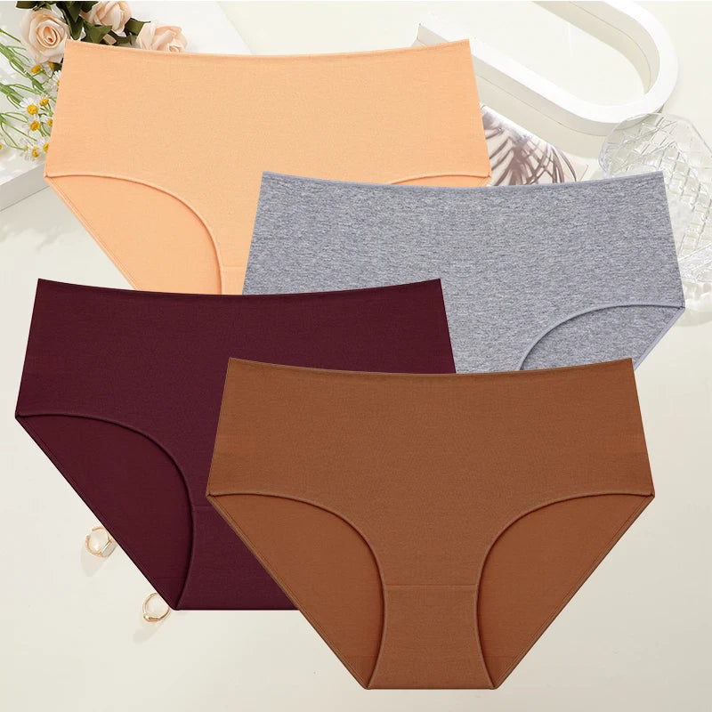 Women High Waist Briefs Seamless Underwear