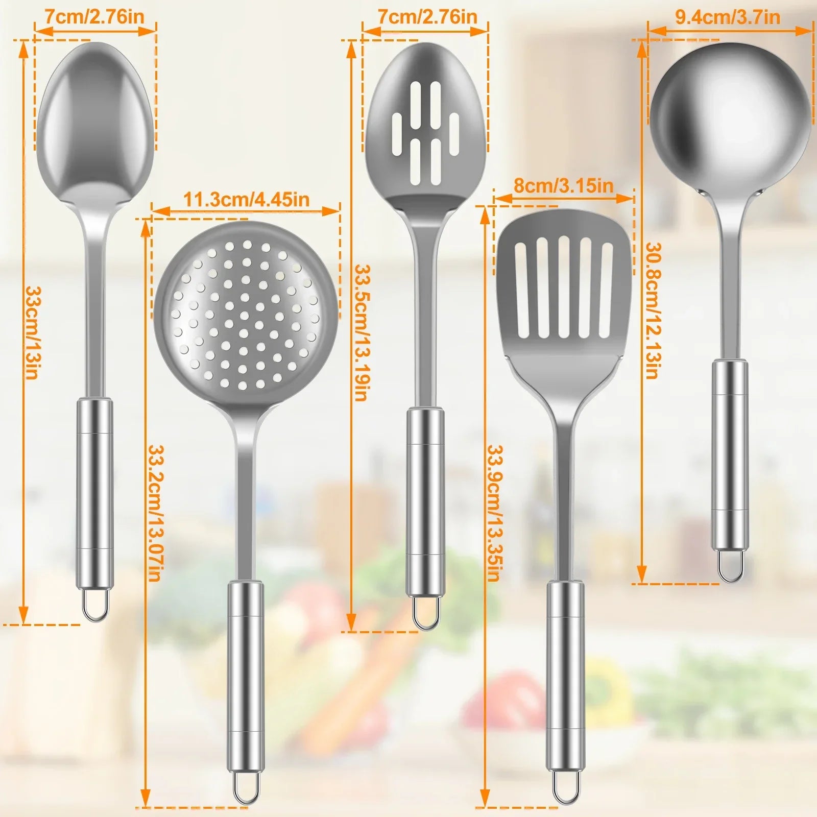 5Pcs Kitchen Cooking Utensils Set