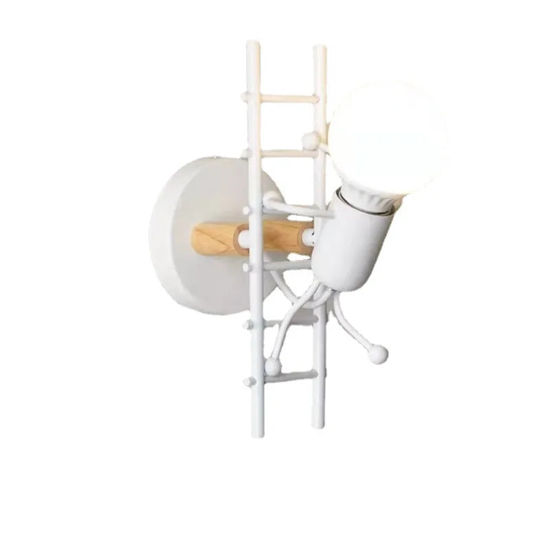 Man Wall Sconce Industrial Decor Lamp