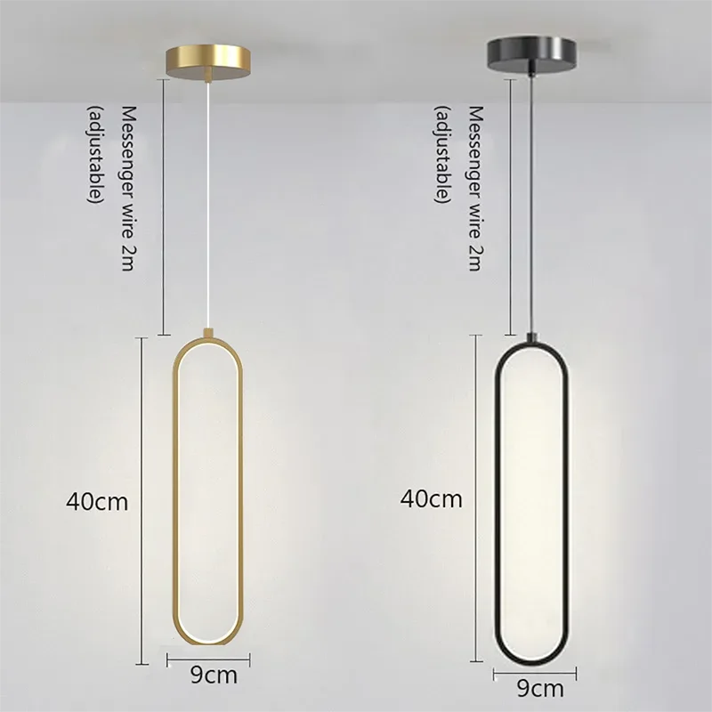 New Modern Minimalist LED Pendant Light