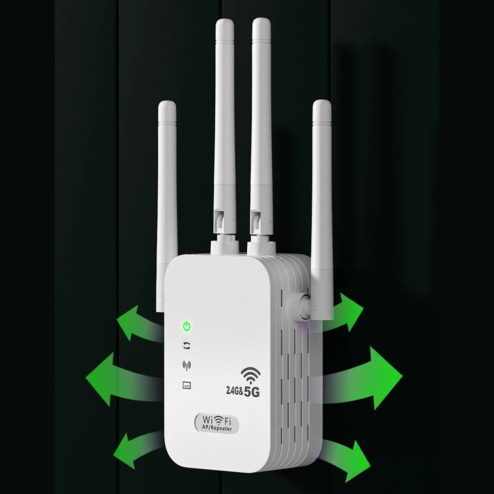 1200Mbps Dual Band WiFi Repeater