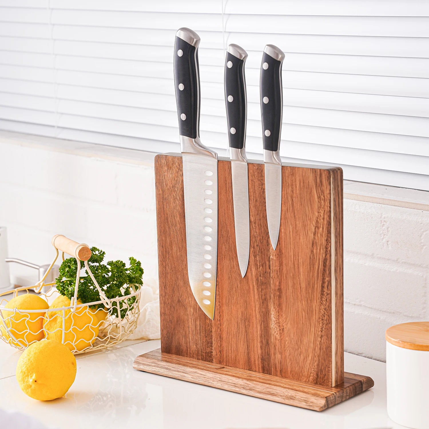 Kitchen Magnetic Knife Block Holder