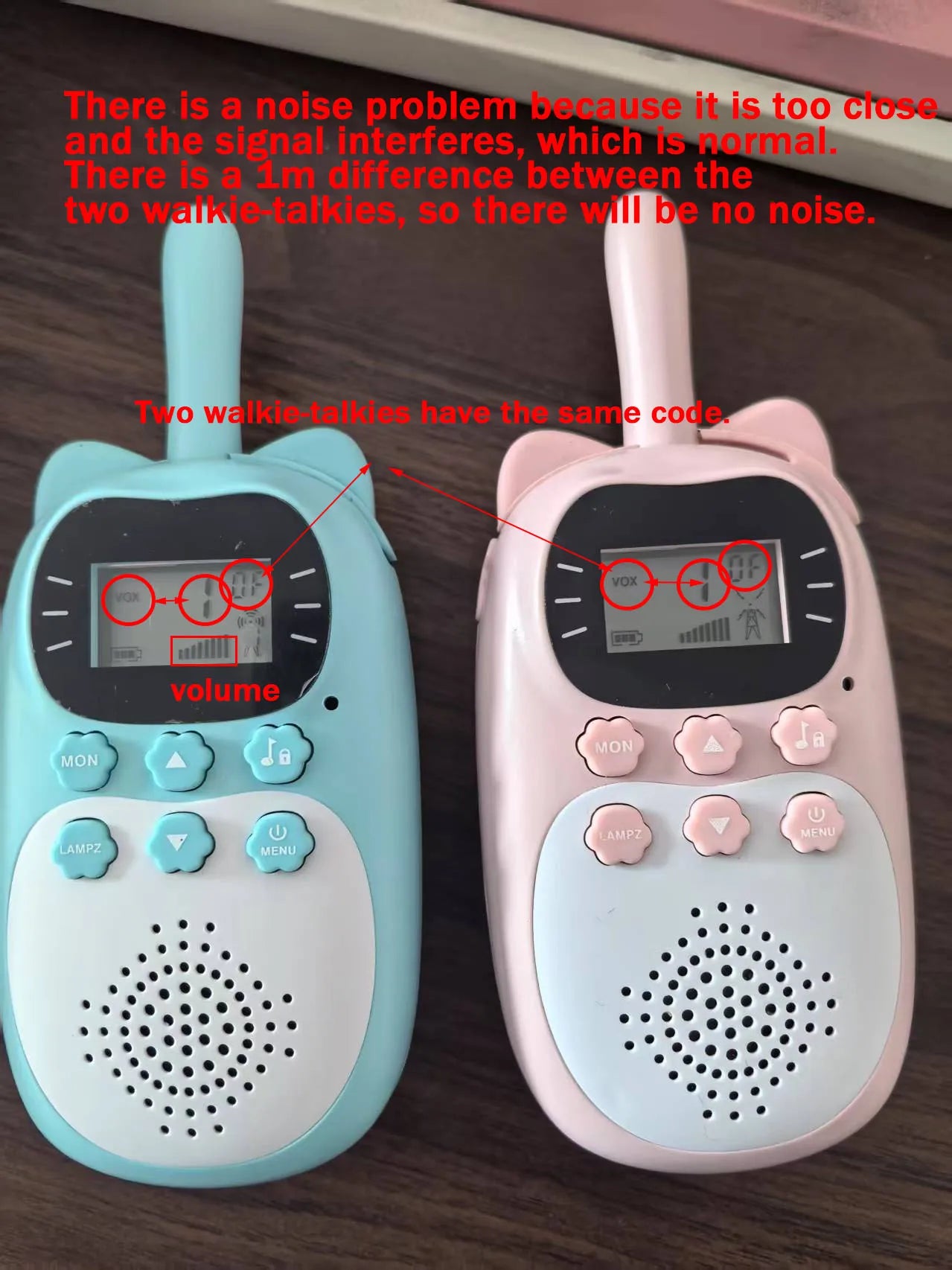 Kids Walkie Talkie 2PCS Set
