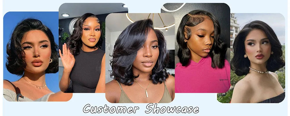 250% Density Body Wave Wear And Go Bob Wig