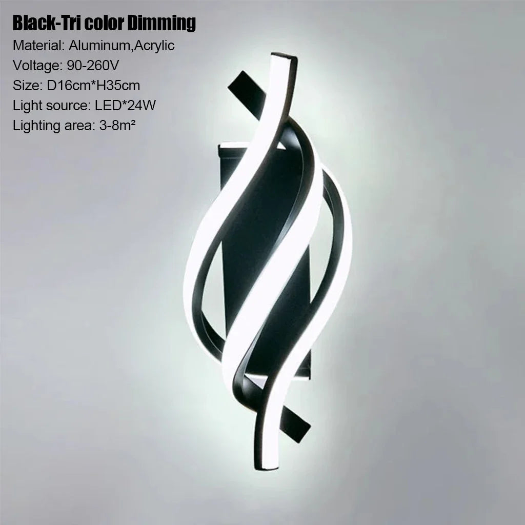 New Modern 3 colors LED Wall Lamp