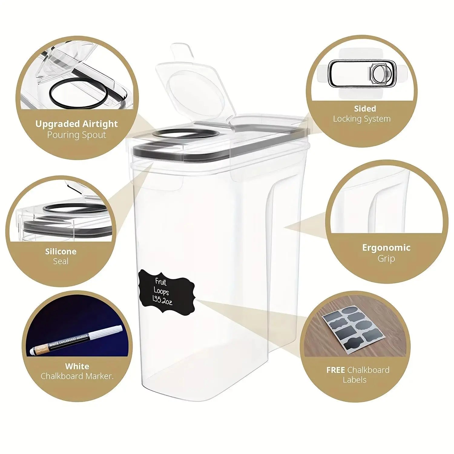 Kitchen Transparent Storage Box