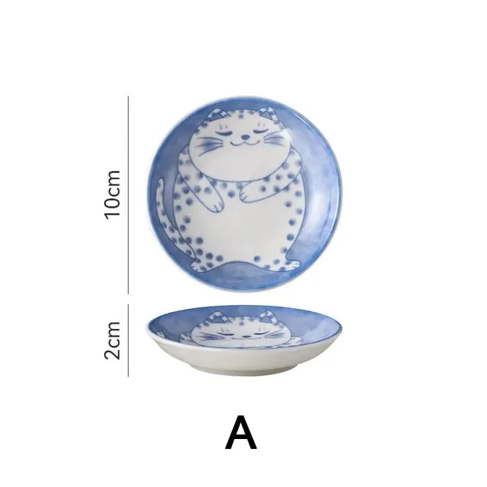 1/4pcs Ceramic Dessert Sauce Dish