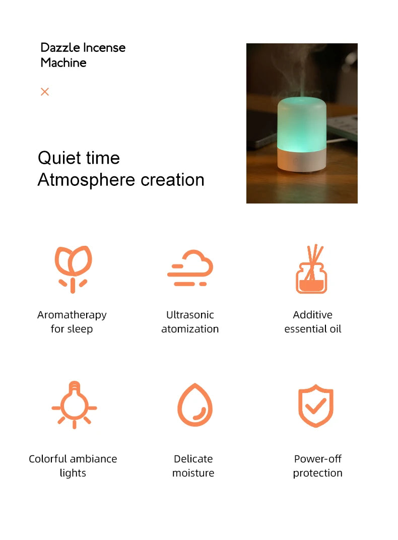 120ML USB Mini Humidifier & Diffuser