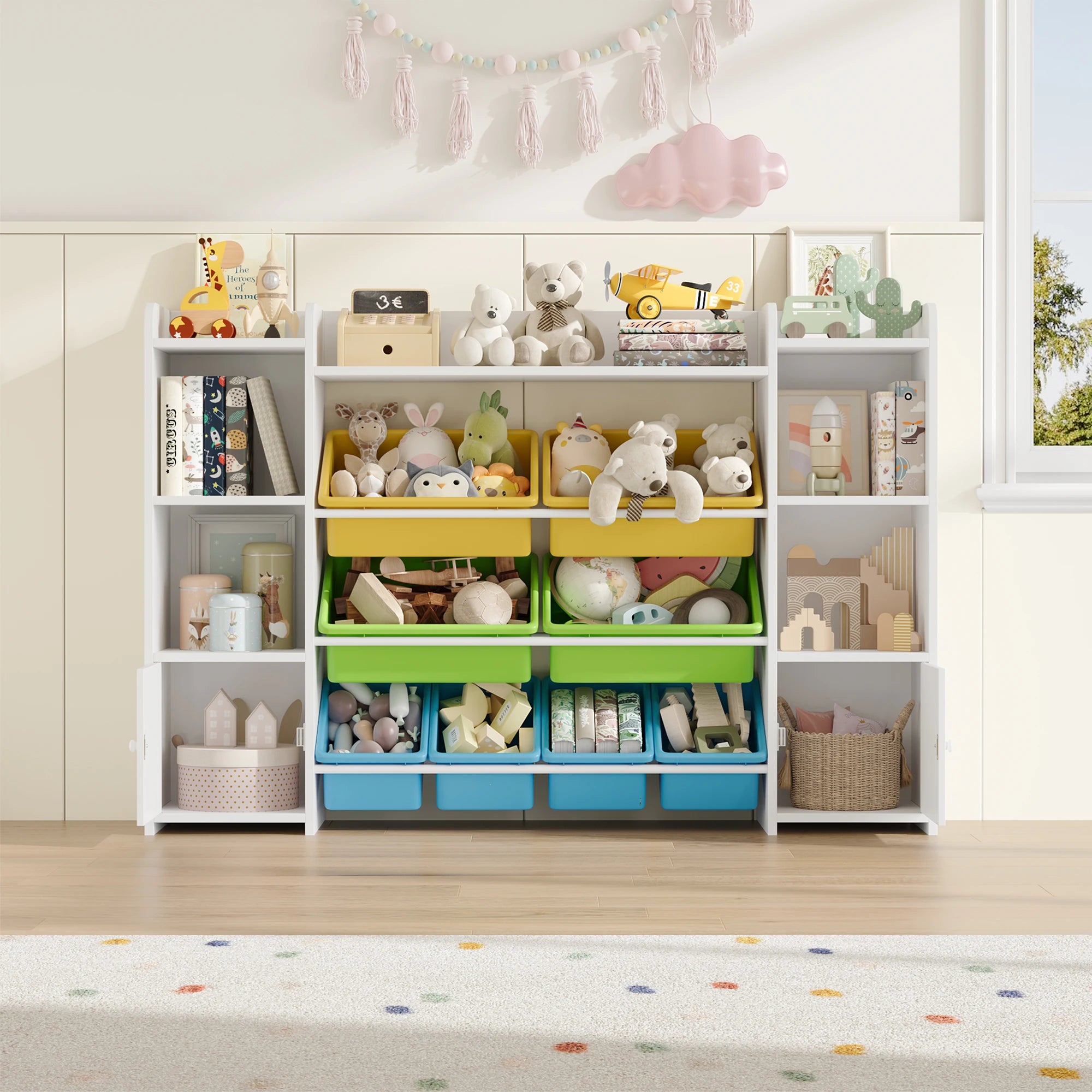 Getone Children's Bookcase & Toy Storage Unit