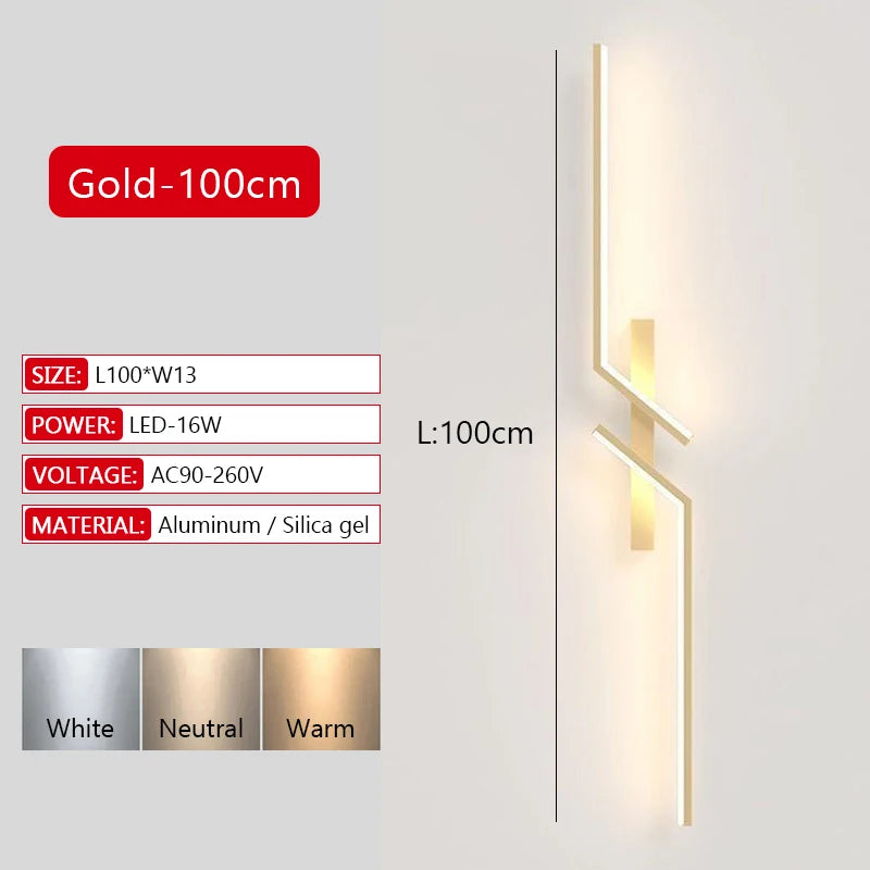 New Long Strip LED Wall Lamp