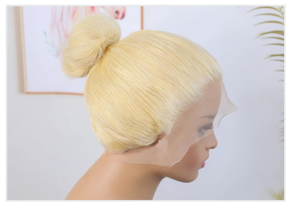 613 Honey Blonde HD Transparent Lace Wig