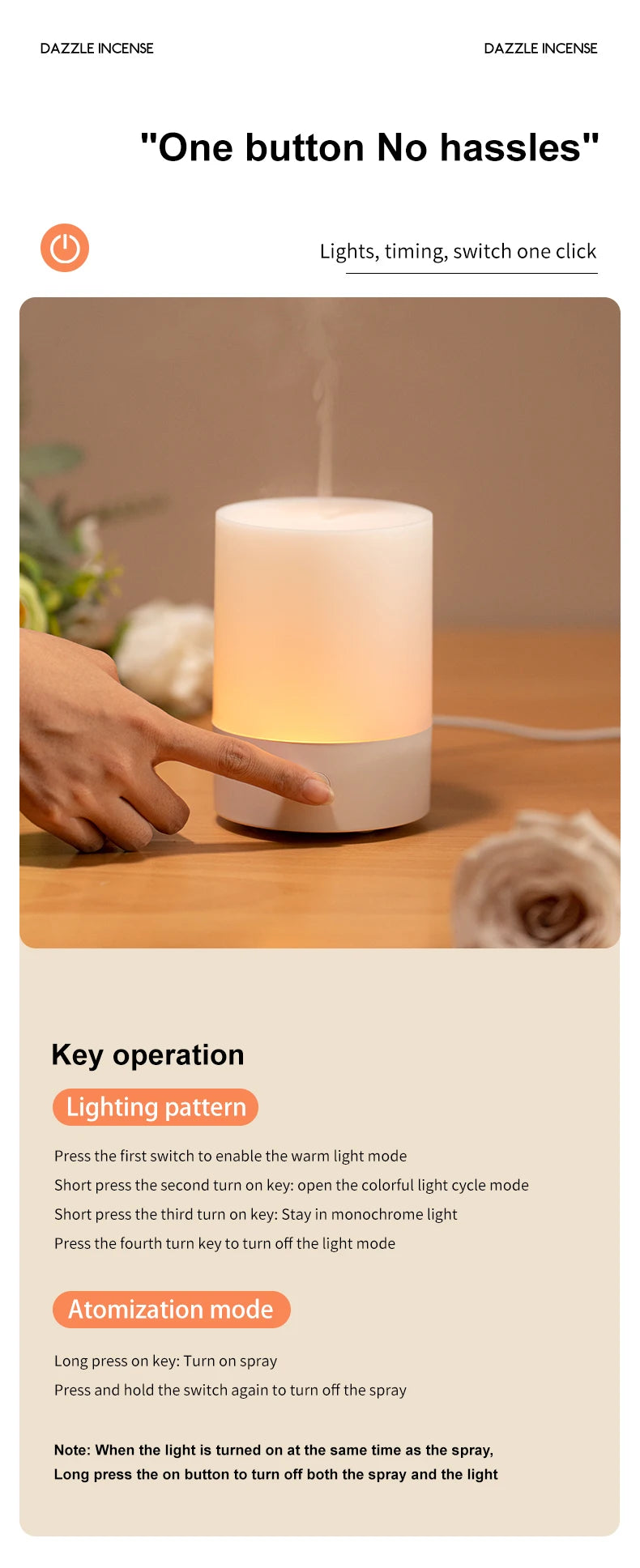 120ML USB Mini Humidifier & Diffuser