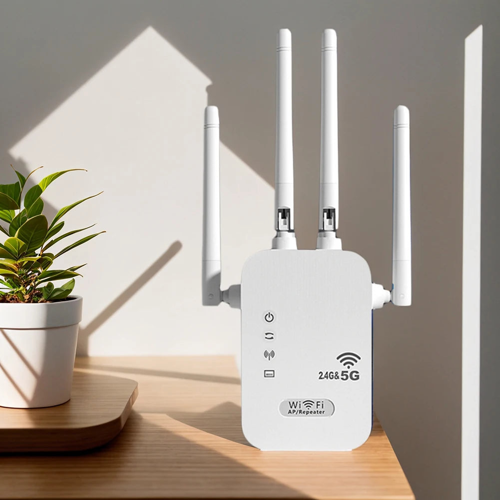 1200Mbps Dual Band WiFi Repeater