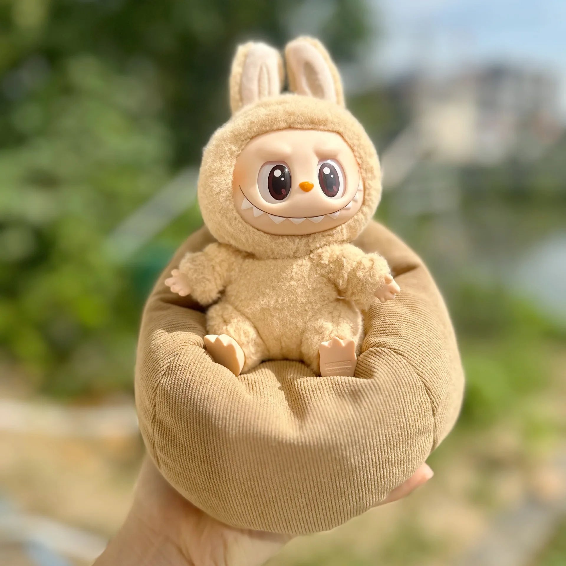 17cm Labubu Mini Sofa Bjd Doll Room Decoration