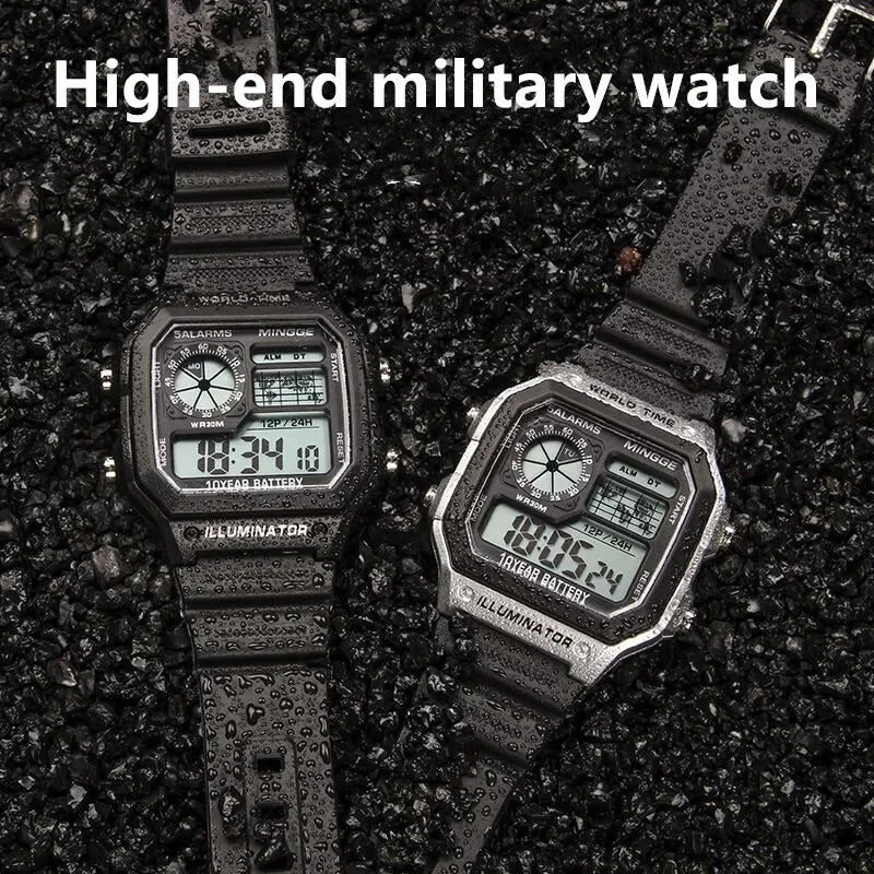 Military Digital Sports Watch