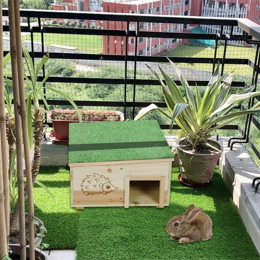 Wooden Hedgehog House & Hibernation Shelter