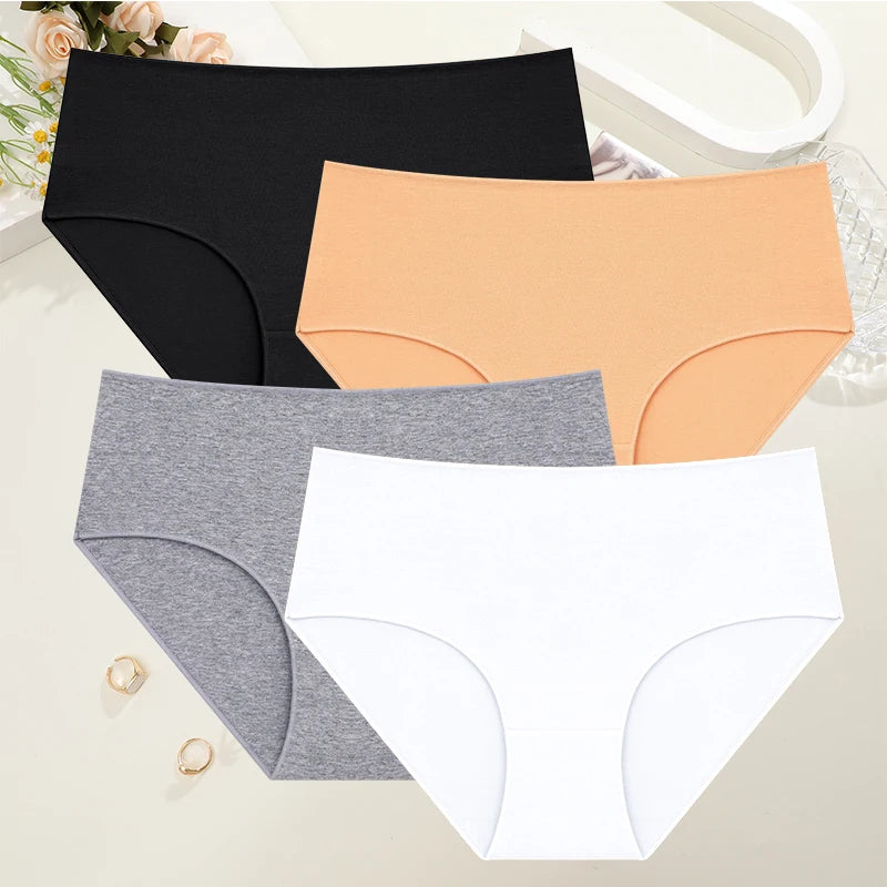Women High Waist Briefs Seamless Underwear