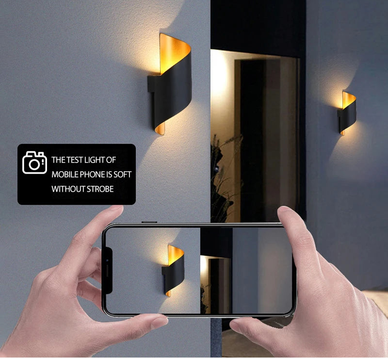 New Spiral Design LED Wall Lamp