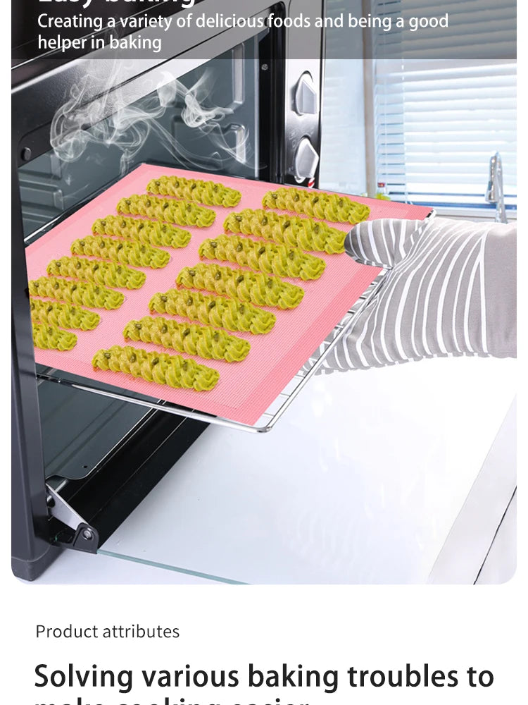 Silicone Grill Mat & Breathable Baking Tray