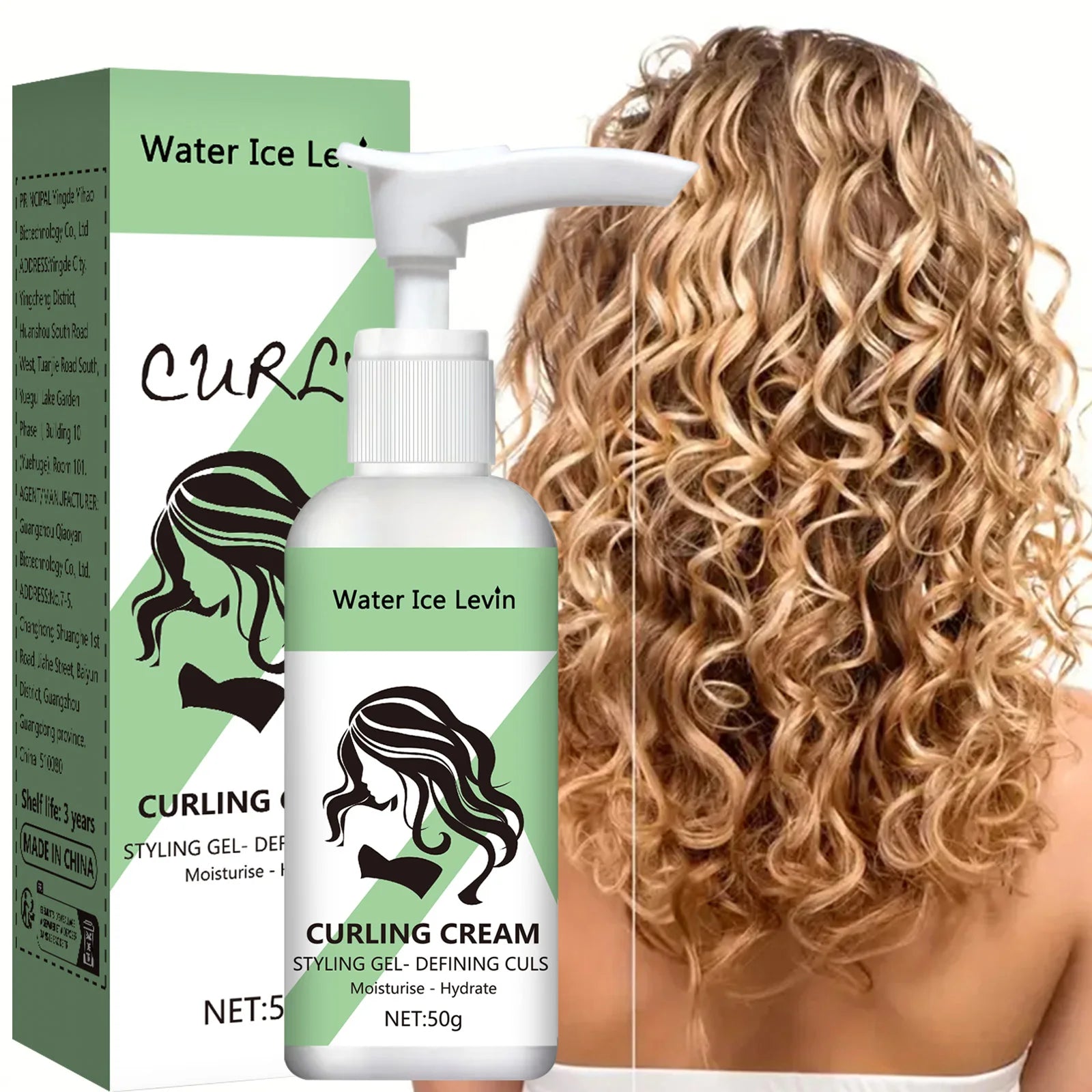 New Curly hair Styling cream